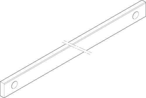 ABN Cu-Schiene 1FB 30x10x335mm XCUW131B ABN Cu-Schiene 1FB 30x10x335mm XCUW131B