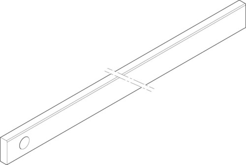 ABN Cu-Schiene 3FB 30x10x790mm XCUW133E