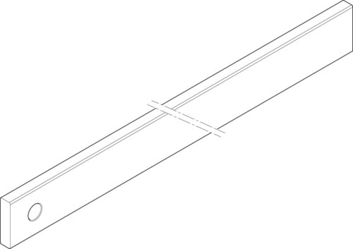 ABN Cu-Schiene 4FB 40x10x1040mm XCUW144E