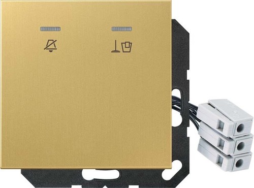 Jung Hotelabdeckung mit LED-Einheit 230V ME CU KO5 M 230 C