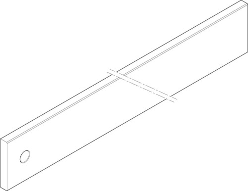 ABN Cu-Schiene 2FB 60x10x540mm XCUW162E