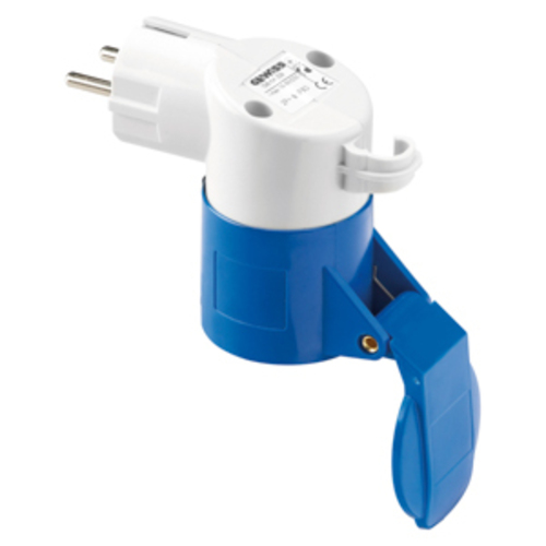 Gewiss Systemadapter Stecker/Steckdose GW64209 Gewiss Systemadapter Stecker/Steckdose GW64209