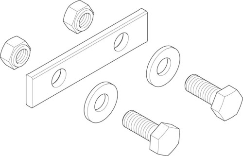 ABN Schrank-Verbindersatz f.Sammelschiene XSV5213