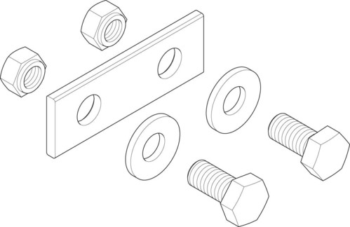 ABN Schrank-Verbindersatz f.Sammelschiene XSV5313