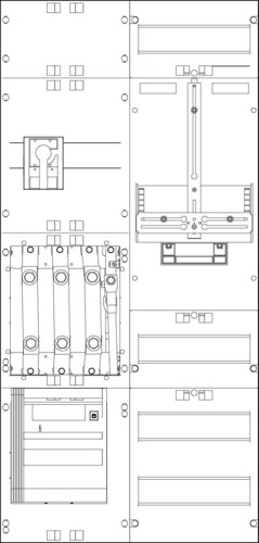 ABN Zähler-Wandlerfeld ÜWR u.a. ZW27X1562N
