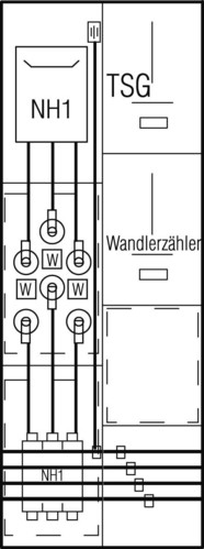ABN Zähler-Wandlerfeld SÜWAG EVO He ZW29X07N