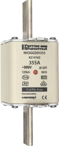 Mersen NH-Sicherungseinsatz SF Gr.3 gG 355A/500V KM NH3GG50V355