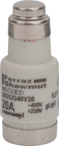 Mersen Sicherungseinsatz NEOZED D02 gG 20A/400V D02GG40V20