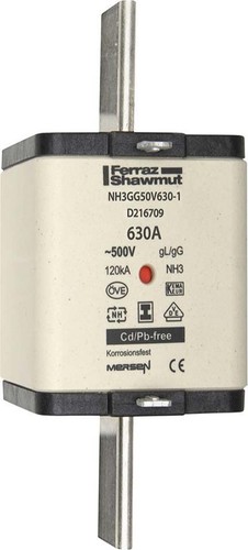 Mersen NH-Sicherungseinsatz SG Gr.3 gG 630A/500V KM NH3GG50V630-1