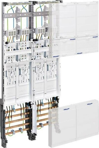 Hager Komplettfeld universZ BKE-I,4 Zählerplätze ZK3EL241H