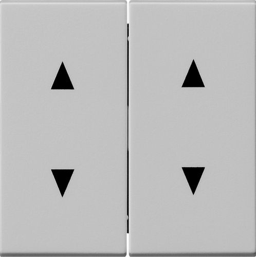 Gira Wippe 2-f. Pfeilsymbole grau 1150015