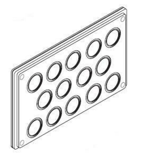 ABN Leitungseinführungsplatte m Ad._14x32,5/25,5mm GLP21