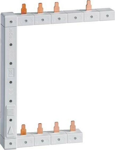 Hager Phasenschiene senkrecht 63A li L1N-L2N-L3N KCF963L