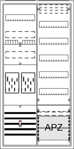 Striebel&John Komplettschrank APBKE-I, A27 2Z1V5A2 BA27CM