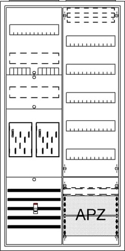 Striebel&John Komplettschrank APBKE-I, A27 2Z1V5A2 BA27FM