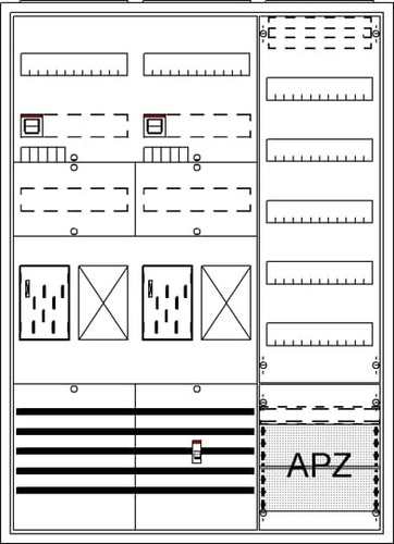 Striebel&John Komplettschrank APBKE-IA372Z2R1V5A2 BA37TG