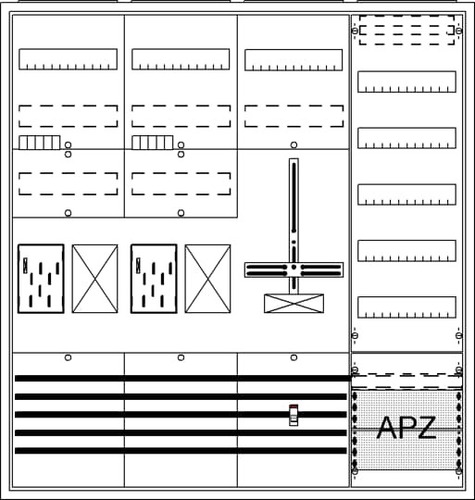 Striebel&John Komplettschrank APBKE-IA472Z2R1S1V5A BA47BH