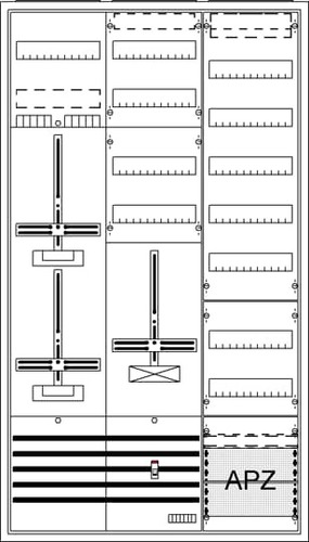 Striebel&John Komplettschrank AP3Pkt.A392Z1S+2RE1V DA39CY