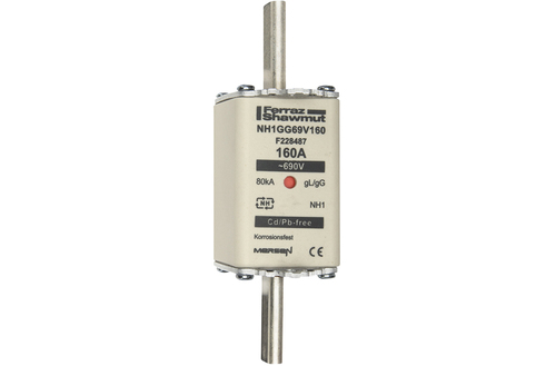 Mersen NH-Sicherungseinsatz SF Gr.1 gG 160A/690V KM NH1GG69V160