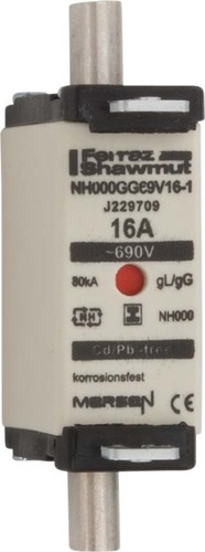 Mersen NH-Sicherungseinsatz SG Gr.000 gG 2A/690V KM NH000GG69V2-1