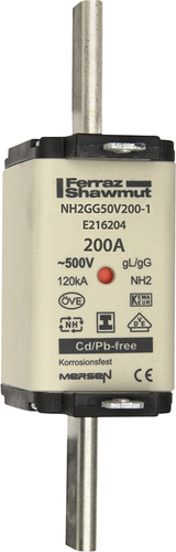 Mersen NH-Sicherungseinsatz Gr.2, 200A NH2GG69V200-1