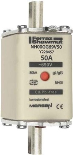 Mersen NH-Sicherungseinsatz SF Gr.00 gG 50A/690V KM NH00GG69V50