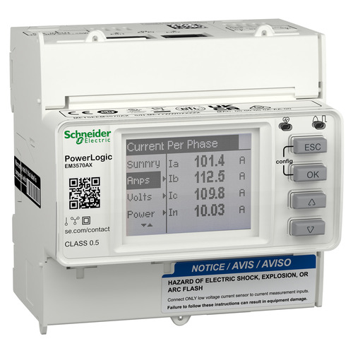 Schneider Electric EM3750 Zähler, Rogowski, ohne Netzteil METSEEM3570AX