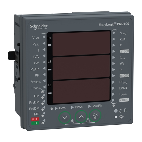 Schneider Electric PM2130 UNIV.MESSG LED RS485 31THHA KL0.5 METSEPM2130