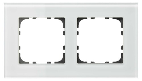 MDT technologies Glasrahmen 2-fach weiß BE-GTR2W.01