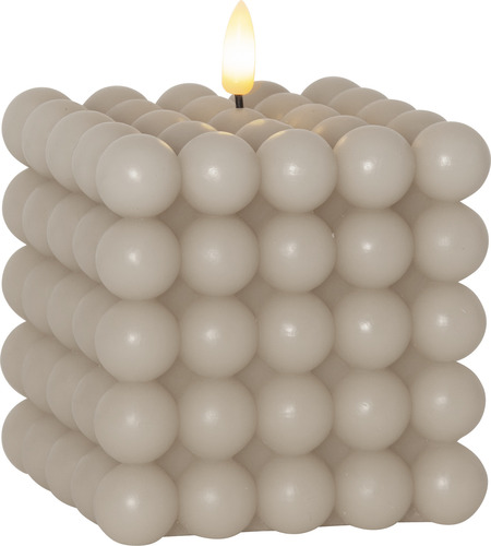 Star Trading LED-Wachskerze 10x12,5, beige 061-54