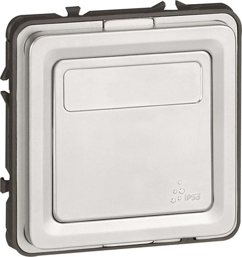 Legrand Taster Wechsel 1-p IP55 IK10 grau Legrand 077843