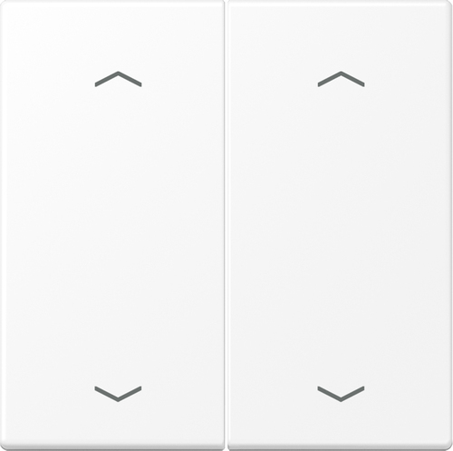 Jung Wippe mit Pfeilsymbolen schneeweiß matt LS 102 P WWM Jung Wippe mit Pfeilsymbolen schneeweiß matt LS 102 P WWM