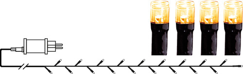 Star Trading LED-Lichterkette 80 LEDs 594-18-1