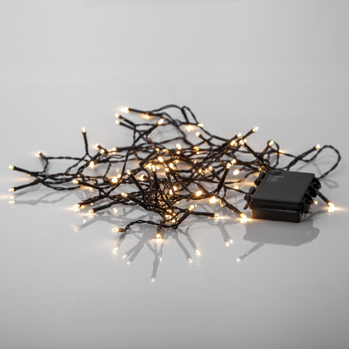 Star Trading LED-Lichterkette Akku 80-tlg, 5,6m 727-24