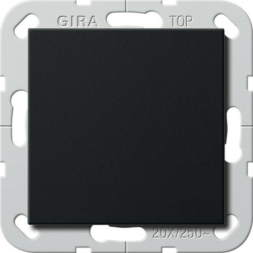 Gira Wippschalter BS20AX Aus2-p schwarz 2836005