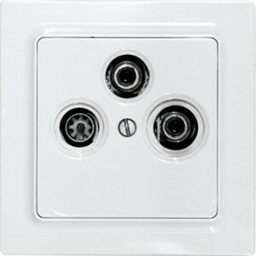 Eltako TV/RF/SAT-Abdeckung für E-Design55 TV55E/3-wg