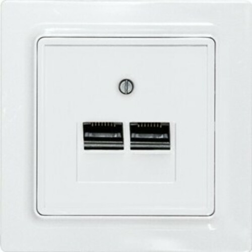 Eltako UAE/IAE-Abdeckung 2-fach für E-Design UAE55E/2-wg