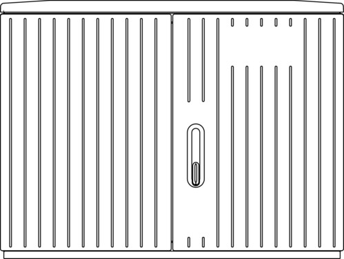 Elsta Mosdorfer Polyesterschrank A100-2 DS MO 10016296