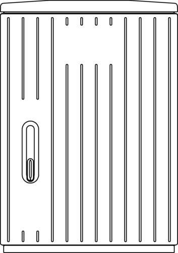 Elsta Mosdorfer Polyesterschrank A100-0 54 DS BP MO 10051422