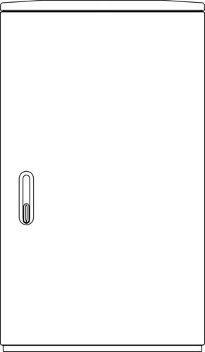 Elsta Mosdorfer Polyesterschrank A685-1 DS MO 10051444