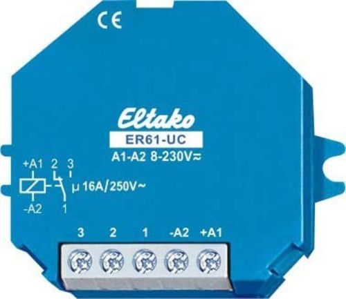 Eltako Schaltrelais 1W pot.frei 10A/250V ER61-UC