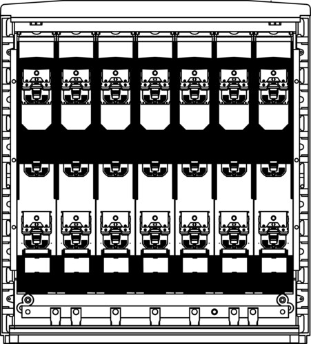 Elsta Mosdorfer Kabelverteilerschrank mit Sammelschienen LS11C.70