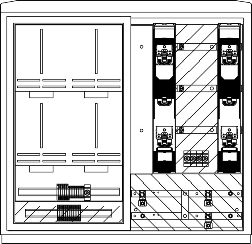Elsta Mosdorfer Wandlerschrank Freiluft WS A850-2 N2 250A WS822.N2.N1111
