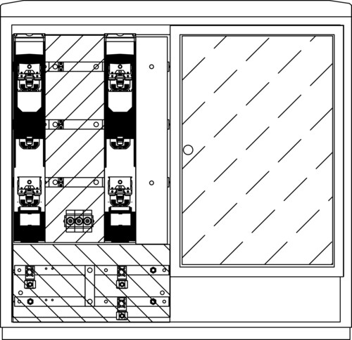 Elsta Mosdorfer Wandlerschrank Freiluft WS A850-2 S5 L 250A WS822L.S5.N1112