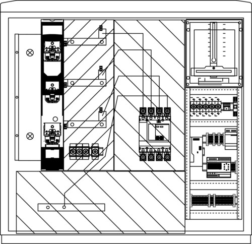 Elsta Mosdorfer Wandlerschrank Freiluft WS-PV-ACS A850-2 WSP822V.N5.T1S31