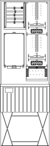 Elsta Mosdorfer Zähleranschlusssäule A320 W1 2Z 3.HZ ZS322.W1