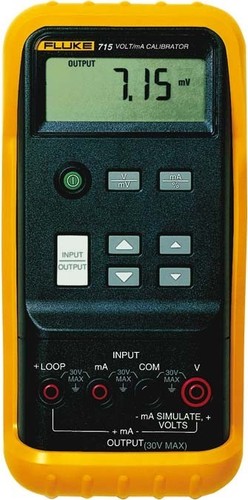 Fluke Prozeßkalibrator+Messgerät f. 0-10V + 0-20mA FLUKE-715