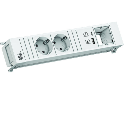 Bachmann Steckdosenleiste 2xCEE7/3 1xCM 916.702