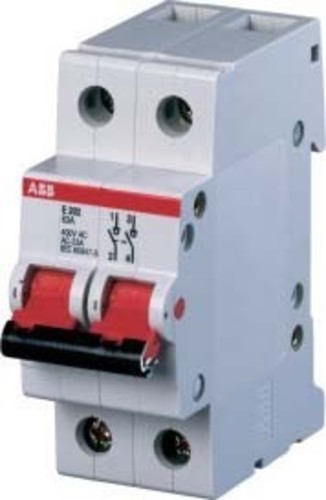 ABB Stotz S&J Einbauschalter 2S,400V,63A, 3,3W E202/63R
