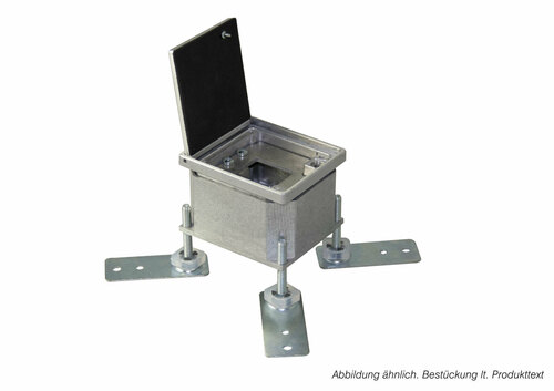 Gifas Electric Bodensteckdose Typ FONTO UF/FONTO.2000.ALU/01